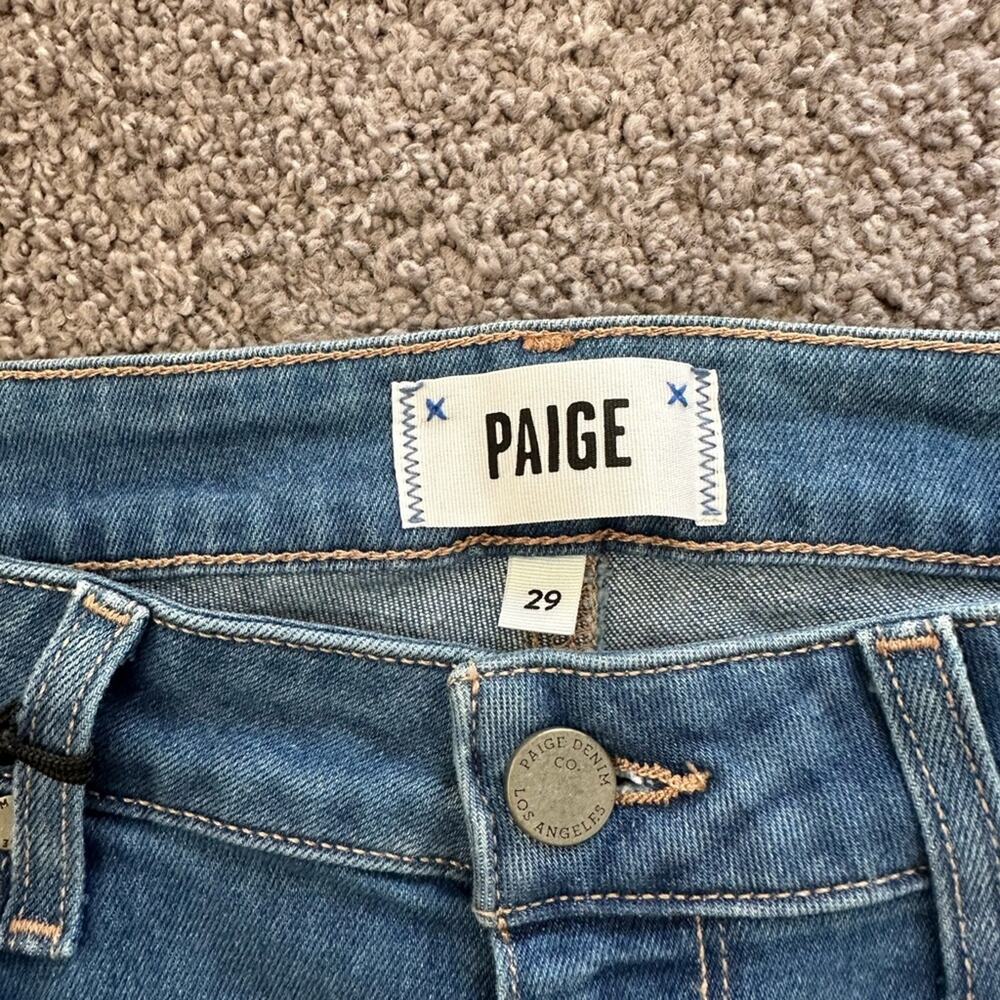 PAIGE Blue Flare & Wide Leg Jeans - Picture 3 of 10